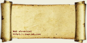 Ivana Peranović vizit kartica